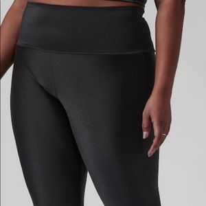 Athleta Elation Shine Tight-no side seams -size large